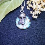 Colgante Turquesa Calavera