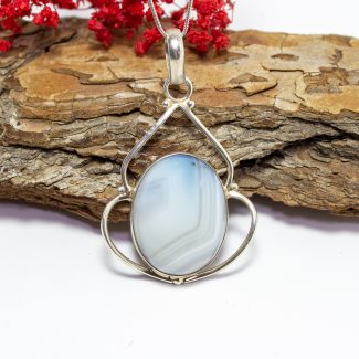 Colgante Agata Azul