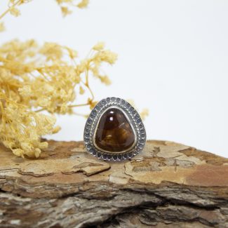 Anillo agata fuego