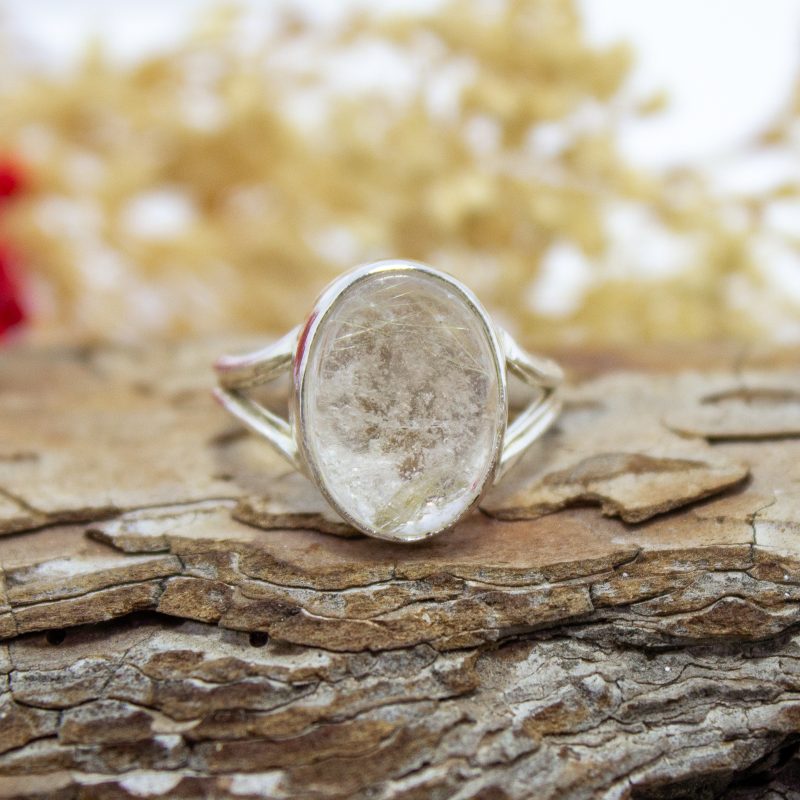 Anillo cuarzo rutilo
