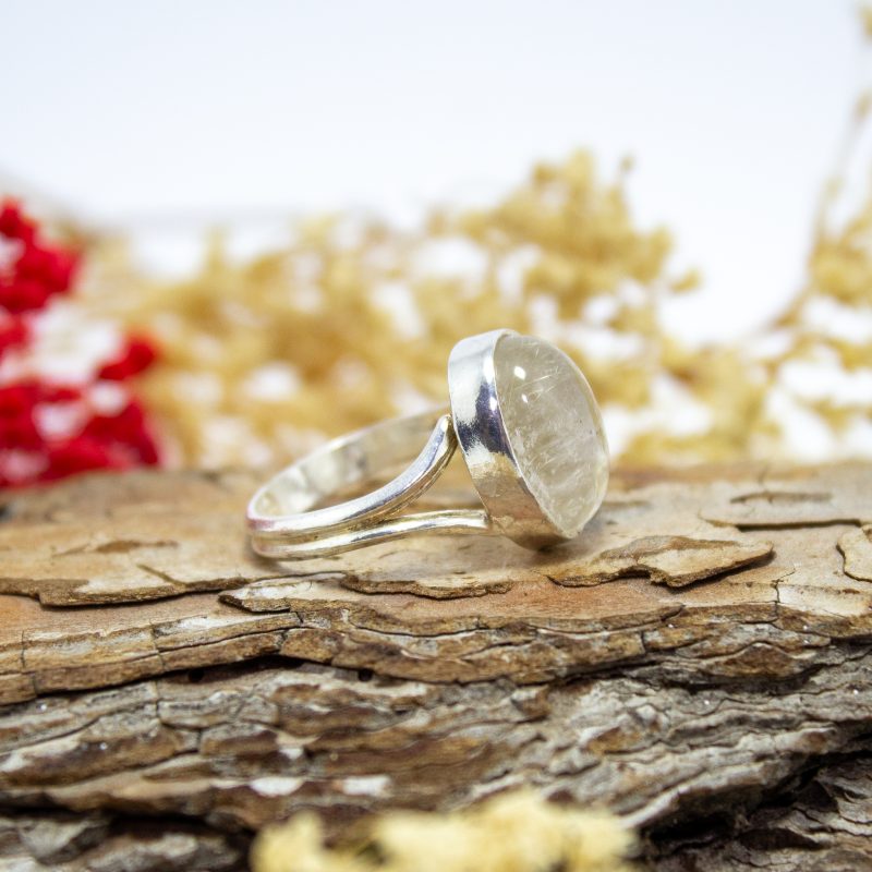 Anillo cuarzo rutilo