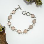 Pulsera cuarzo rosa