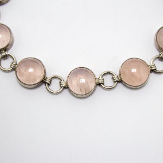 Pulsera cuarzo rosa