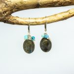Pendientes labradorita