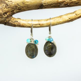 Pendientes labradorita