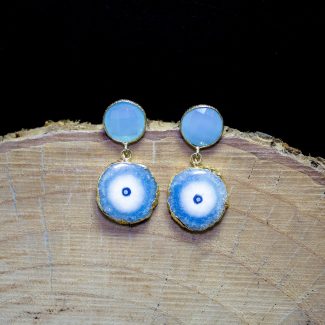 Pendientes Calcedonia