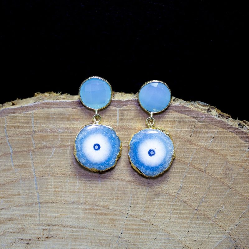 Pendientes Calcedonia Pendientes Calcedonia