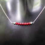 Collar Calcedonia Roja 3mm