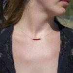 Collar Calcedonia Roja 3mm