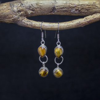 Pendientes Ojo de Tigre