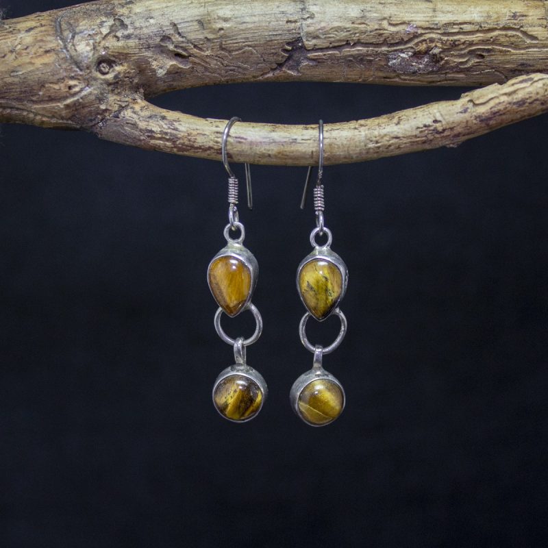 Pendientes Ojo de Tigre