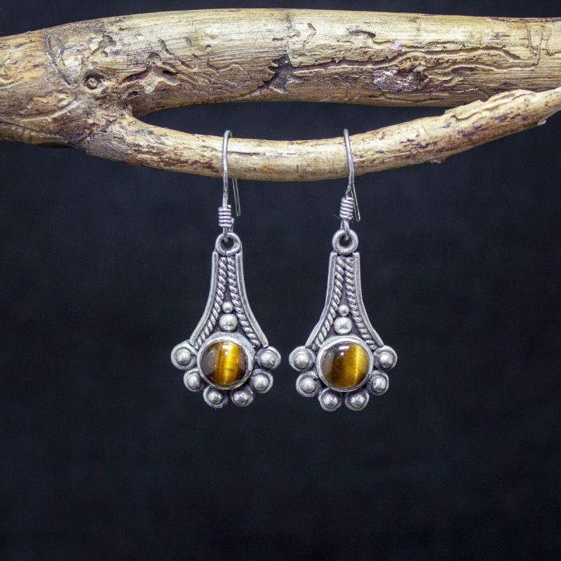 Pendientes Ojo de Tigre