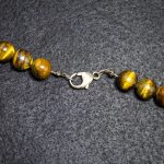 Collar Ojo de Tigre Bolas