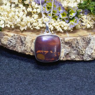 Colgante Jaspe Rojo con Hematite