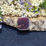 Colgante Jaspe Rojo con Hematite