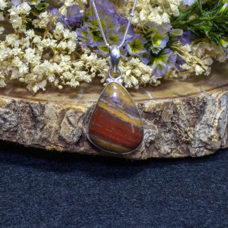 Colgante Jaspe Rojo con Hematite