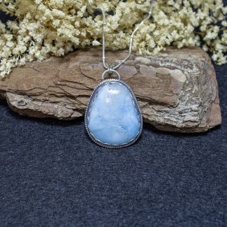 Colgante Aragonito Azul