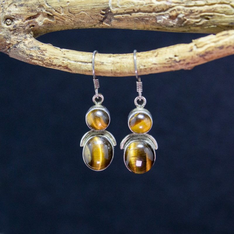 Pendientes Ojo de Tigre Pendientes Ojo de Tigre