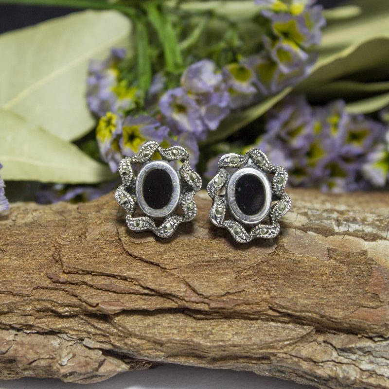 Pendientes Ónix y Marquesitas Pendientes Ónix y Marquesitas