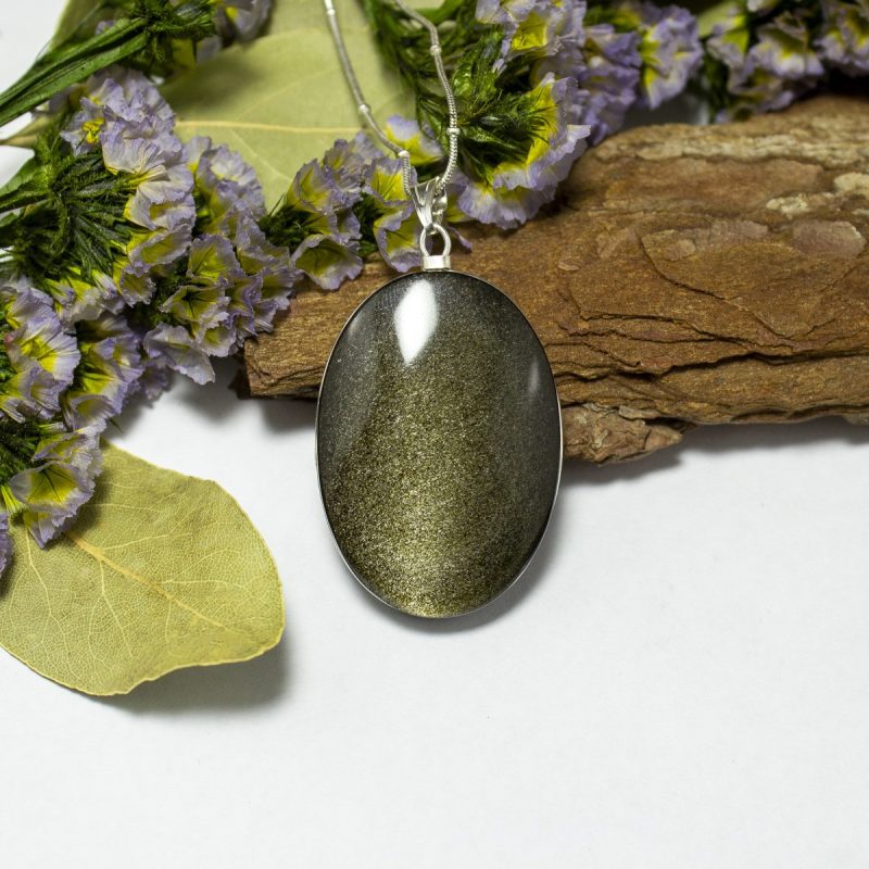 Colgante Obsidiana Dorada