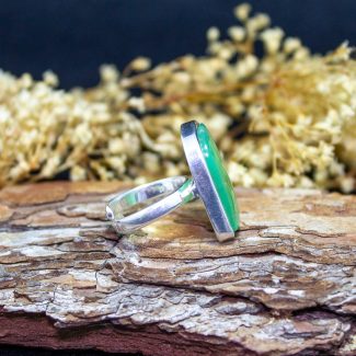 Anillo Crisoprasa