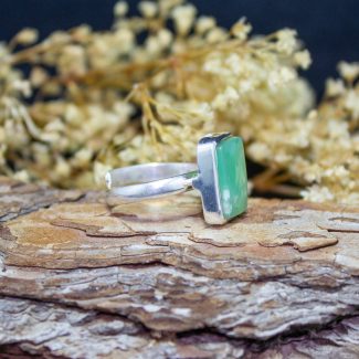 Anillo Crisoprasa