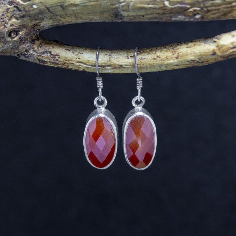Pendientes Agata Carneola