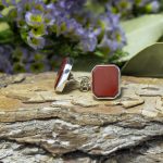 Pendientes Jaspe Rojo
