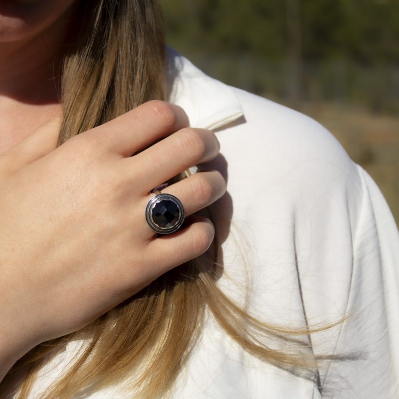 Anillo Circonita Negra Anillo Circonita Negra