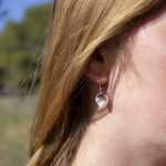 Pendientes Nácar con Rubí y Esmeralda