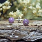 Pendientes Lepidolita