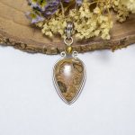 Colgante Jaspe Paisina y Ojo de Tigre