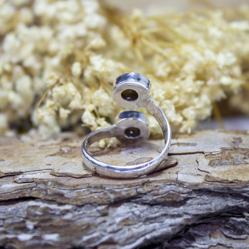 Anillo Ojo de Tigre Doble