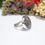 Anillo Coral Fósil