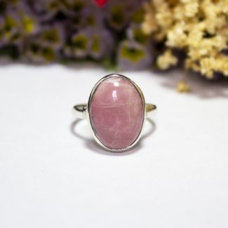 Anillo Ópalo Rosa Peruano