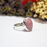 Anillo Ópalo Rosa Peruano