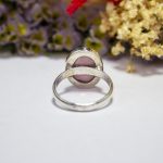 Anillo Ópalo Rosa Peruano