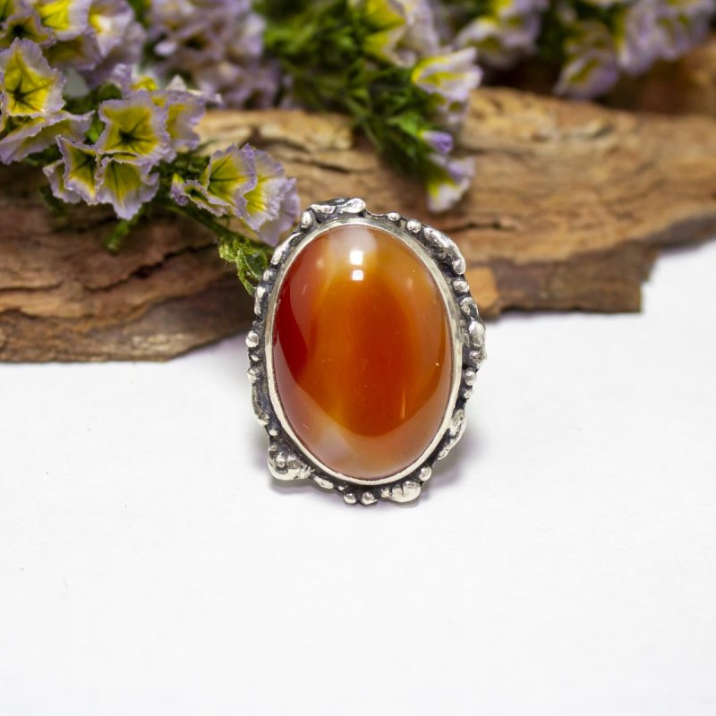 Anillo Calcita Naranja Anillo Calcita Naranja