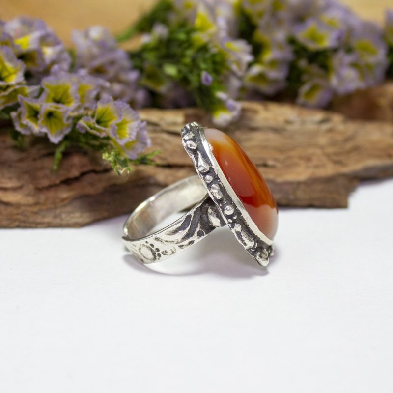 Anillo Calcita Naranja Anillo Calcita Naranja