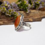 Anillo Calcita Naranja