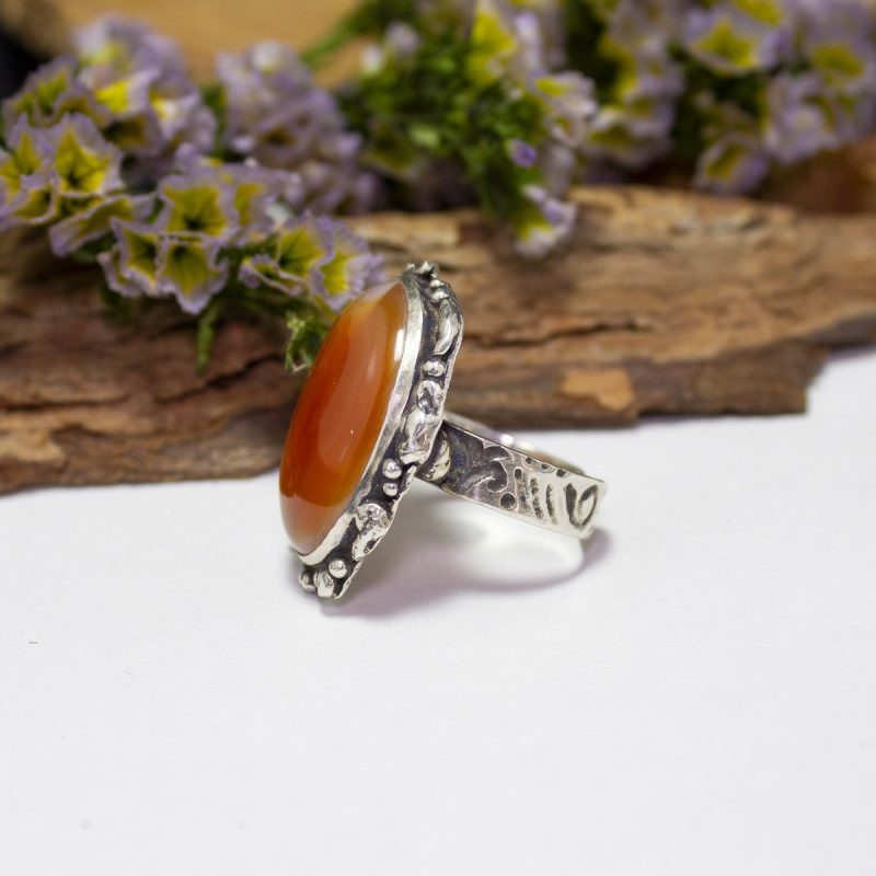 Anillo Calcita Naranja Anillo Calcita Naranja