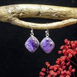 Pendientes Charoita
