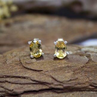 Pendientes Citrino