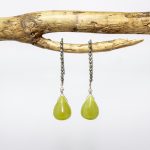 Pendientes Jade y Pirita