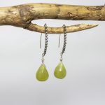 Pendientes Jade y Pirita