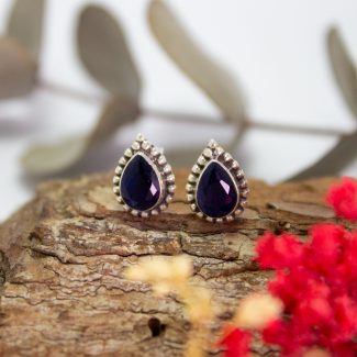 Pendientes Zafiro