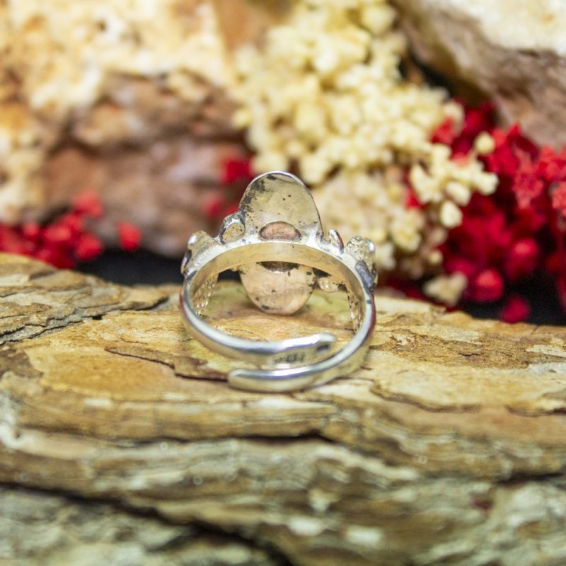 Anillo Ópalo Fuego Mariposas Anillo Ópalo Fuego Mariposas