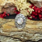 Anillo Ópalo Fuego Ondas