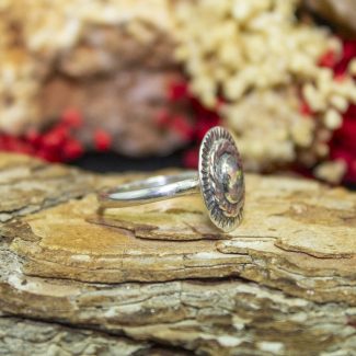 Anillo Ópalo Etíope Pequeño
