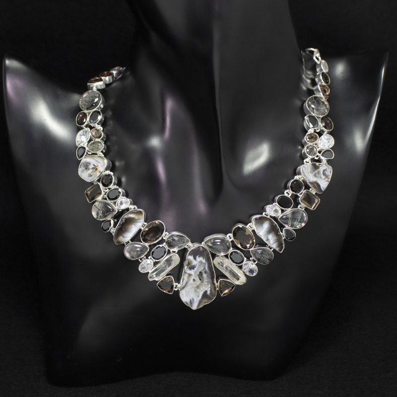 Collar Minerales Mini Geodas